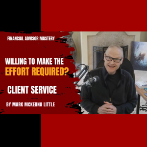 Are You Willing To Make The Effort Required?